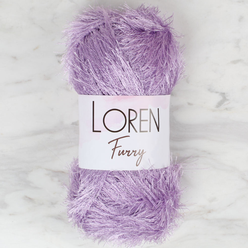 Loren Furry Lila El Örgü İpi - RF009